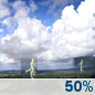 This Afternoon: Chance Showers And Thunderstorms