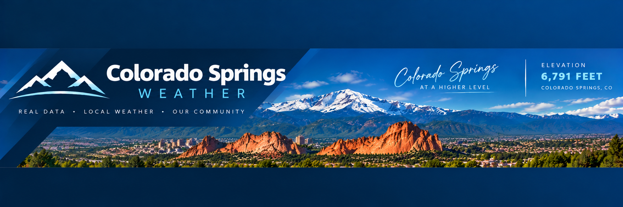 Colorado Springs Weather - Pikes Peak and Garden of the Gods
